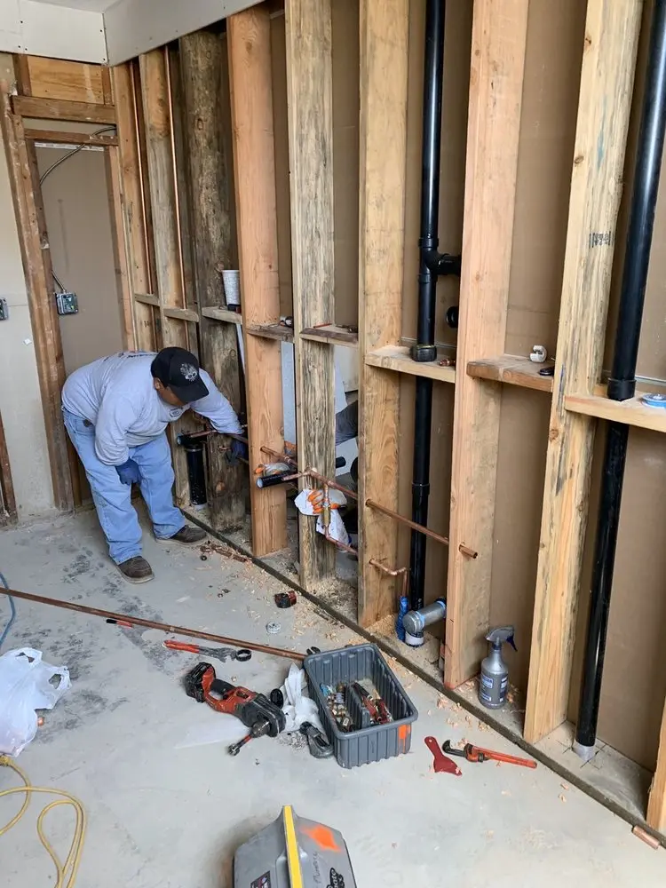 Commercial rough-in plumbing for Gas Line Repair in Industry